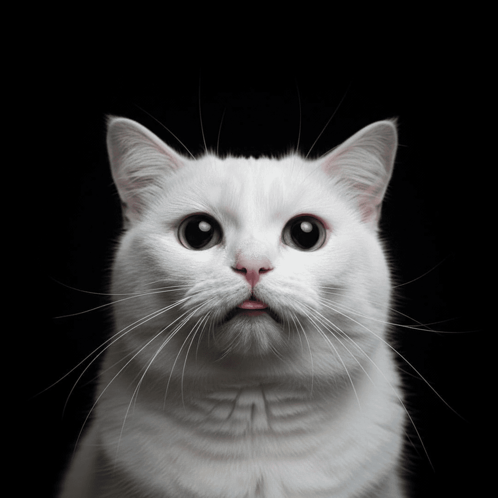 MR. AGAIN confused cat character