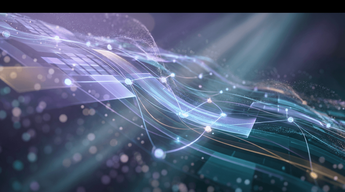 Glitch aesthetic design elements and repetitive text